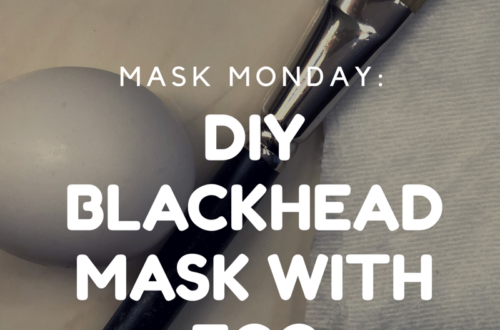 DIY blackhead mask